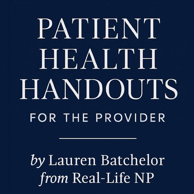Patient Health Handouts for the Provider
